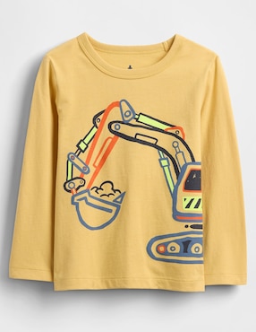 Playera manga larga para bebé niño
