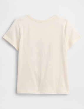 Playera manga corta para bebé niña