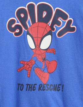 Playera Spidey manga corta para preescolar niño