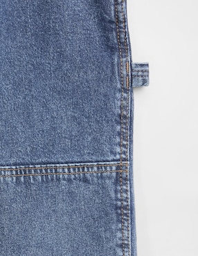 Jeans carpenter straight lavado medio para niño