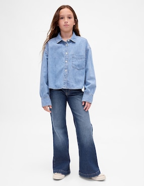 Jeans flare para niña
