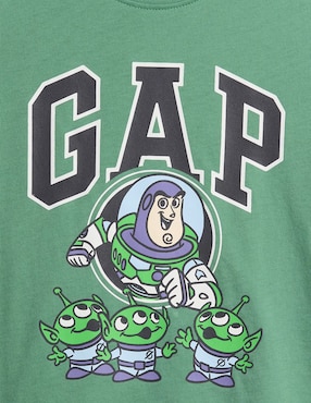 Playera Buzz Lightyear y Aliens de Pizza Planeta Disney Pixar manga corta para bebé niño