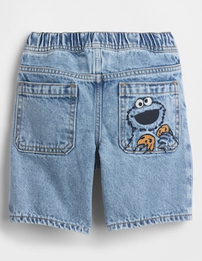 Short Plaza Sésamo Elmo y el Comegalletas para niño