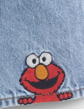 Short Plaza Sésamo Elmo y el Comegalletas para niño
