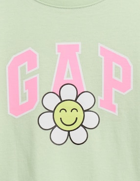 Playera manga corta para niña