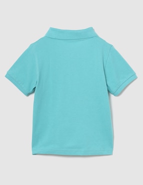 Playera tipo polo Pato Donald de algodón para niño