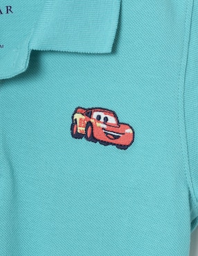 Playera tipo polo Pato Donald de algodón para niño