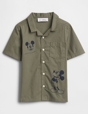 Camisa casual manga corta para niño