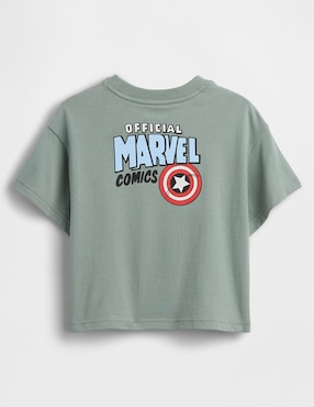 Playera manga al codo para niño