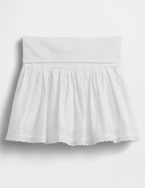 Falda de algodón para niña