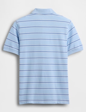 Playera tipo polo de algodón para niño