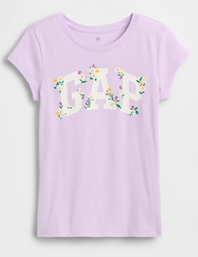 Playera manga corta para niña