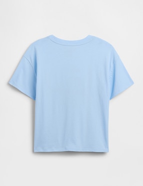 Playera Disney Stitch y Ángel manga corta para niña