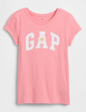 Playera manga corta para niña