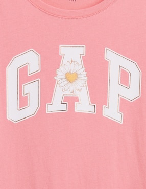 Playera manga corta para niña