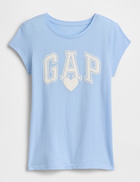 Playera manga corta para niña