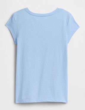 Playera manga corta para niña