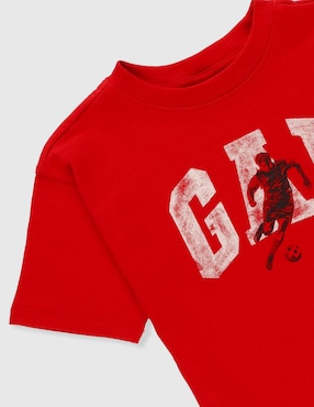Playera manga corta para niño