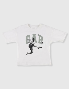 Playera fútbol manga corta para niño