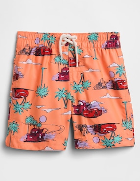 Traje de baño short Cars para niño
