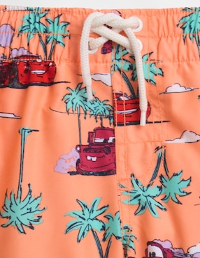 Traje de baño short Cars para niño