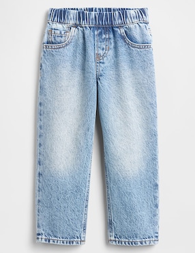 Jeans baggy lavado medio para bebé niño