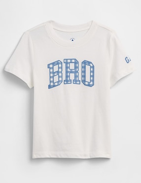 Playera manga corta para niño