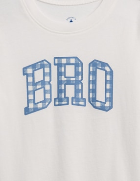 Playera manga corta para niño