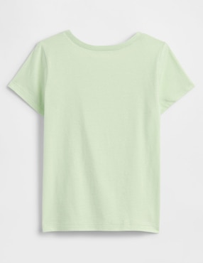 Playera manga corta para bebé niña