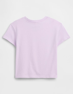 Playera Elsa manga corta para niña