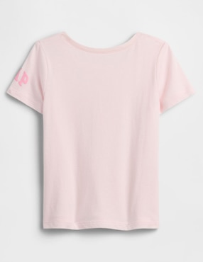 Playera manga corta para bebé niña