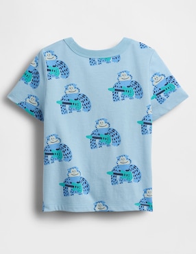 Playera manga corta para bebé niño