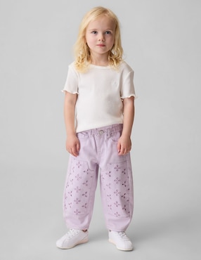 Jeans baggy para bebé niña