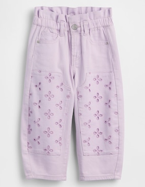 Jeans baggy para bebé niña