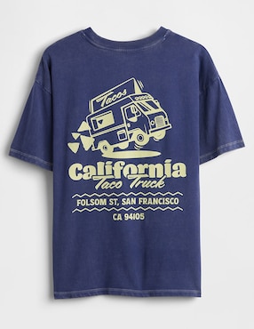Playera manga corta para niño