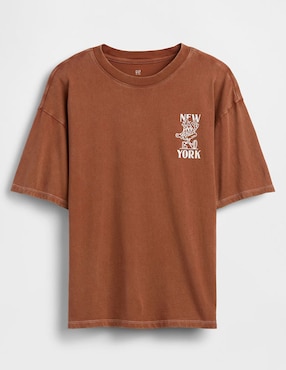 Playera manga al codo para niño