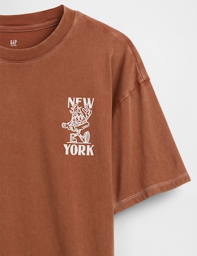 Playera manga al codo para niño