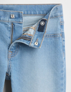 Jeans straight deslavado para niño