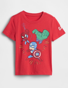 Playera The Avengers manga corta para niño