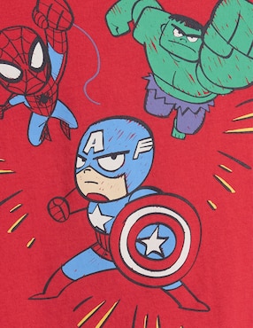 Playera The Avengers manga corta para niño
