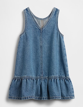 Vestido sin manga para niña