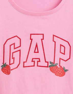 Playera manga corta para niña