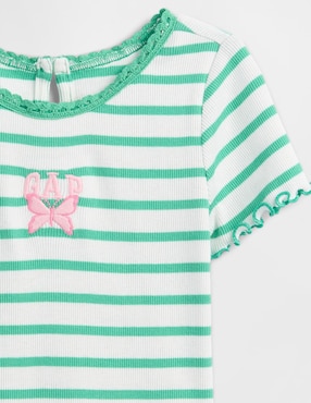 Playera manga corta para niña