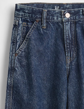 Jeans carpenter baggy lavado obscuro para niño