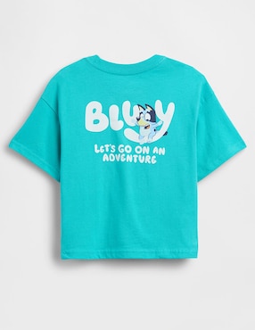 Playera Bluey manga corta para niño