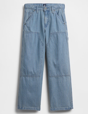 Jeans baggy lavado medio para niño