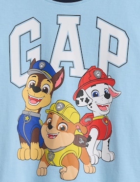 Playera Marshall, Rubble y Chase Nickelodeon Jr manga corta para niño