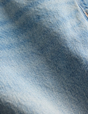 Jeans wide leg lavado medio para niña
