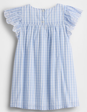 Vestido manga mariposa para niña