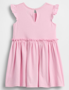 Vestido manga mariposa para niña